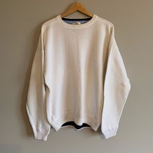 White Crewneck Sweater